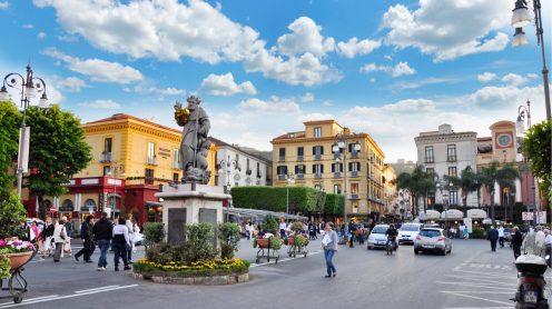 The old town centre of Sorrento